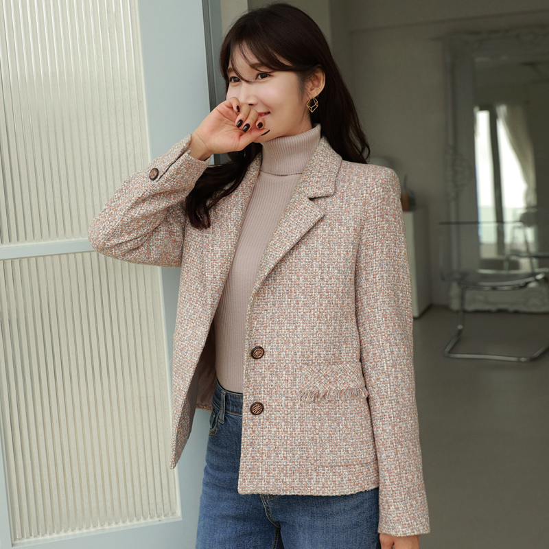 clicknfunny-리로렌 트위드자켓♡韓國女裝外套