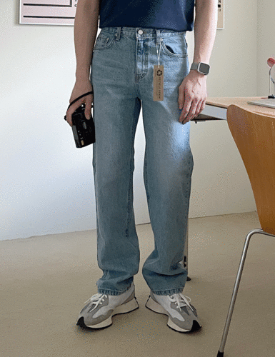 modernsweet-#403 크러쉬 리사이클 와이드 데님 5color - 모던스윗(modernsweet)♡韓國男裝褲子