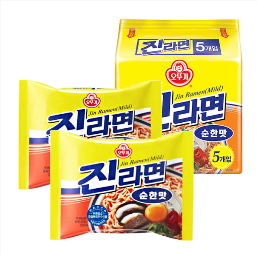 韓國不倒翁金拉麵 120g x 5包裝